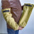 威特仕  44-2321  牛二层芯皮手袖 耐磨隔热 焊接套袖 53cm  金黄色 