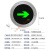 安全出口指示灯 地面疏散指示灯应急嵌入式埋地安全出口圆形方行诱导防消防地标灯 不锈钢面-16CM-直行