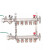 勋狸粑工途地热地暖分水器 地暖管地热管集水器全铜大流量加厚家装 2路分水器五件套