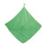 环绿 清洁方巾 挂钩 超细纤维毛巾 绿色 30*30cm 10条装