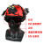 LISM救援头盔头灯侧灯风镜LED信号灯防雨水救生灯户外求生频闪灯 红盔+防雾风镜+350LM测灯+头灯+