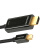 山泽 Mini DP转HDMI转换器线 雷电接口高清4K视频线 连接线显示器 黑色3米KDP30