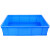 阿笛莫（ADIMO) 周转箱 X4# 565*415*190mm 蓝色 塑料物流仓库斜插箱加厚货物大号零件收纳工具存储箱