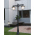 中式户外太阳能防水花园别墅景观室外公园3米高杆路灯 接电款双头   高2.4米（砂黑）