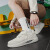 AT安崉四季款休闲运动鞋男鞋小众原宿潮流设计青少年板鞋 YG-CH12 米色 39