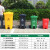 曦润 240L升户外垃圾桶带盖环卫大号垃圾箱移动大型分类公共场合商用 70L加厚脚踏桶（备注颜色）