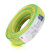 金龙羽 国标铜芯电线电缆单芯单股硬线BV-4平方电源线100米/卷 黄绿双色