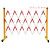 隐阳工匠玻璃钢伸缩管式围栏电力安施工围挡可移动护栏 高12*6米红白色加厚国标