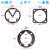 小型有油气泵直联机配件皮带式活塞空压机纸垫缸盖垫密封垫阀板垫 90密封垫中垫
