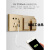 奥柯朗多口手机充电站 86型USB五孔插座带数据线酒店加油站壁挂式嘉博森 白色粘贴支架