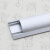 3号铝钛合金线槽弧形金属明装半圆地面压走行布铝合金线槽电线槽 拉丝金