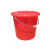 珠塑 塑料提水桶 加厚耐用圆形收纳桶 清洁洗衣桶 大容量水桶 带盖（25个/组） 18L/个