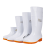 厂白色雨靴防滑大码工作雨鞋卫生靴防油加绒加棉保暖水鞋 509高筒白色加厚款 标准码 46