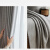 科尔尚 涤纶棉麻遮光窗帘 雅室系列M280 浅灰色1米宽（可定制）