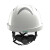 梅思安（MSA） V-Gard 930无孔安全帽 内置眼罩 防静电 白色有反光条 定制品