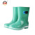 上海牌雨鞋女士中筒舒适PVC耐磨防滑防汛劳保工业防护耐腐蚀耐酸碱食品加工鞋SH559 蓝色 39