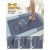 HDIRXG硅藻泥速干软地垫浴室卫生间门口吸水防滑脚垫子洗手间厕所小地毯 大理石深灰-方形 40x60cm【升级加厚约4.5mm丨秒吸