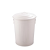 奶白色收纳垃圾桶户外住宅学校工厂厨房带盖营地餐厅桶 17升奶白色