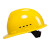 曼德锐安全帽工地国标加厚透气玻璃钢建筑工程男夏施工领导头盔定制印字 国标经济透气款（黄色）（按钮）