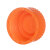 GL45蓝盖试剂瓶盖实心盖PBT材质耐温180度顶空开孔盖红色丝口瓶盖 橙色PP盖