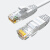 讯浦 六类网线 网络跳线 无氧铜线芯 非屏蔽 线缆 灰色0.5米 XT-300-0.5M