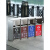 户外不锈钢分类垃圾桶商用公共场合景区物业果皮箱按压式摇盖大号 款式6一组4个(单桶价格)