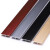 水棋盛  铝合金t型条木地板压条金属收边条钛金门槛装饰线条压边条定制 3.3厘米宽-纯黑(一根0.9米)