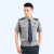 久臻 613  新式物业保安服短袖衬衣夏季制服夏套装 灰色短袖衬衣（送配件） 180