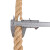 金诗洛 KSL242 麻绳 捆绑绳 打包绳 手工编织绳子 长度可定制 50mm*50m
