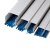 PVC线槽方形线槽线盒PVC穿线槽电缆电线明装线槽 60*22 一米价