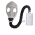 沁度防毒面具长管呼吸器化工全面罩橡胶滤毒罐导气管 面具+0.5米管+3号罐