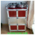 放碗柜厨房橱柜简易柜子储物柜置物架收纳柜多功能组装经济型 二层四门红色50*33*65cm