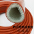 硅胶管防火耐高温保护套管电线电缆绝缘阻燃套管玻 内径6mm一米