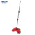 金诗洛 K429 手推式扫地机 多功能懒人扫把扫帚簸箕一体机扫拖套装工具手动吸尘器 红色+2块替换布