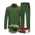 百舸 65式老式J装 怀旧演出服聚会服装军绿套装 XL/170