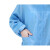 海斯迪克 防静电服 防尘服 分体无尘洁净服 防护服 喷漆工作服 油漆防护衣HKsq-487 蓝色立领连帽XL