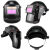 佳朗电焊防护面罩自动变光头戴式全脸轻便氩弧焊工眼镜焊帽子 黑FC-3自动变光面罩大屏