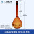 loikaw特优级透明棕色玻璃塞容量瓶 A级可过检高硼硅玻璃容量瓶 棕色2000ml(1个)