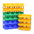 定制适用于元件塑料盒钻头螺丝分类盒样品盒物料零件置物盒HZD 2号黄色