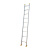 铝合金加厚直梯高强冲压式一字单面梯爬梯阁楼梯防滑加固梯子 铆钉式2.5米2.5毫米