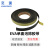 奕澜 黑色EVA海绵胶带 工业单面泡棉胶带 密封胶条3mm厚*10mm宽*10m长  YL-BQ2-9-7