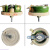 基克孚  大功率测试滑动电阻瓷盘圆盘可调电阻100W 5R