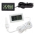 带探头嵌入式数显温湿度计 电子温湿度计传感器 FY-12 带线白黑 白色1个（装好电池）