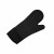 劳保佳 37公分长款硅胶隔热手套  加厚款170g 硅胶防烫手套 左右手通用 1只 黑色