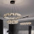 欧普源兴中山佛山灯具室内照明现代波西米亚水晶云石客厅餐厅吊灯简约大气 六层大灯