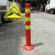 反光警示柱 分道柱 PVC塑料反光弹力柱 道路诱导柱 防撞柱 路桩