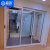 启功不锈钢玻璃门企业办公室单位商场室内推拉玻璃大门QG-BLM35408