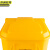 京洲实邦 87L加厚 医疗废物垃圾桶医疗周转箱黄色诊所医脚踏式废弃物锐利器盒 JZ-LJT10010