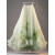 TKNK短裙半身裙春季韩系穿搭绿色百褶花边扎染风情万种的绝美小子海边 白色连衣裙 L 建议105-115斤