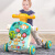 ZOCO婴儿学步车手推车宝宝0一1岁2儿童玩具防o型腿小孩6-12个月8-9-10 【电池版3合1】学步车·绿+游戏
